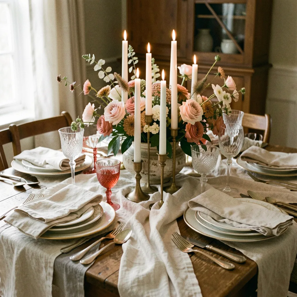 Decorative elements and spatial arrangement